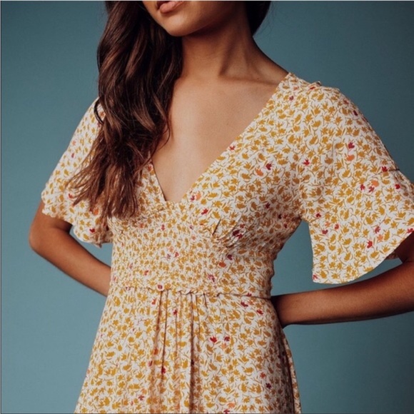 Free People In Full Bloom Smocked Maxi Dress - Picture 15 of 15